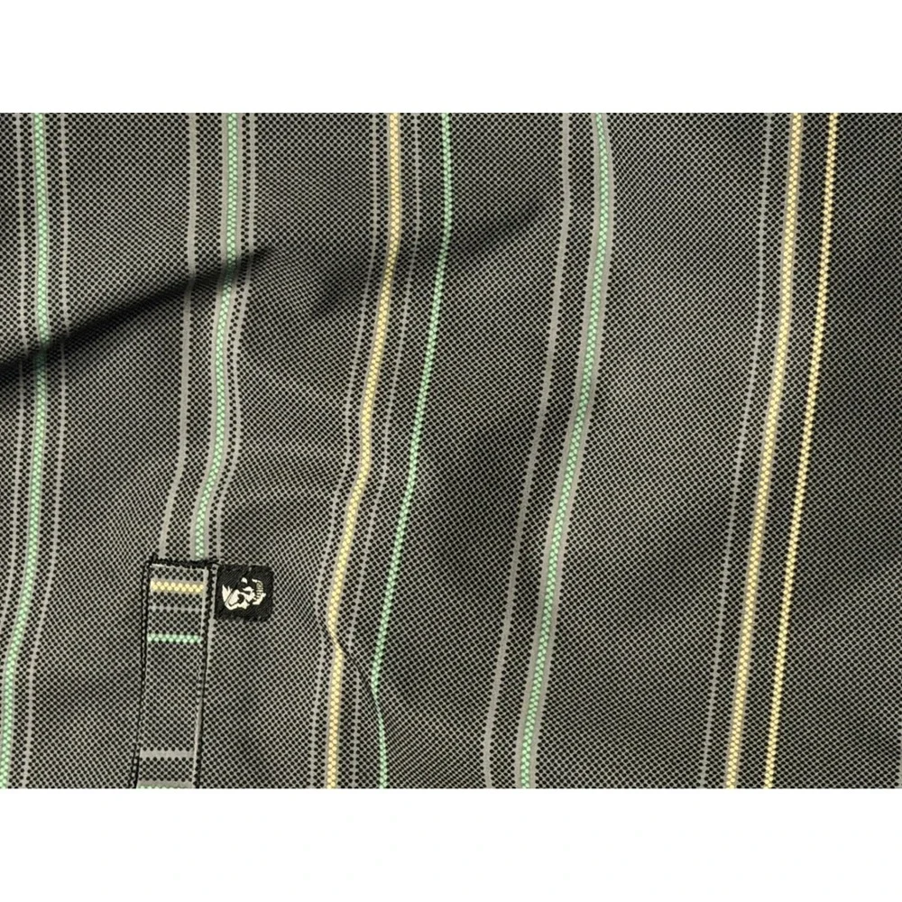 Salt Life SLX-QD‎ Vapor Stretch Hybrid Board Shorts Mens 38 Gray Striped 0272